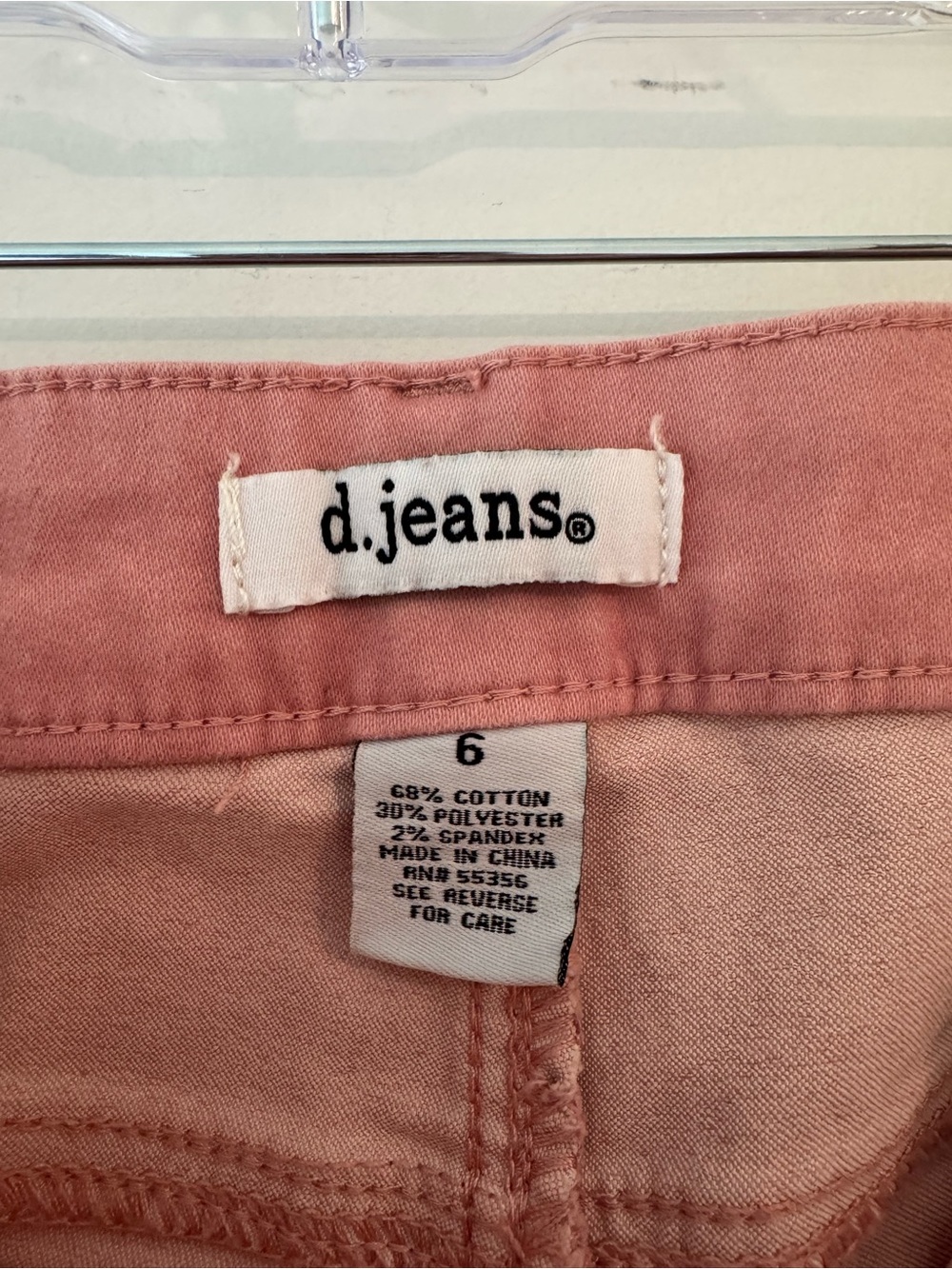 d. jeans Rose Pink Skinny Jeans - Picture 2 of 3